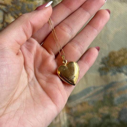 Vintage 14KT GF Mom Gold Tone Locket