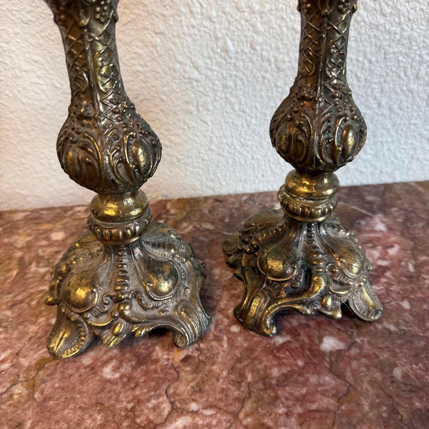Vintage Pair of Candlestick Holders