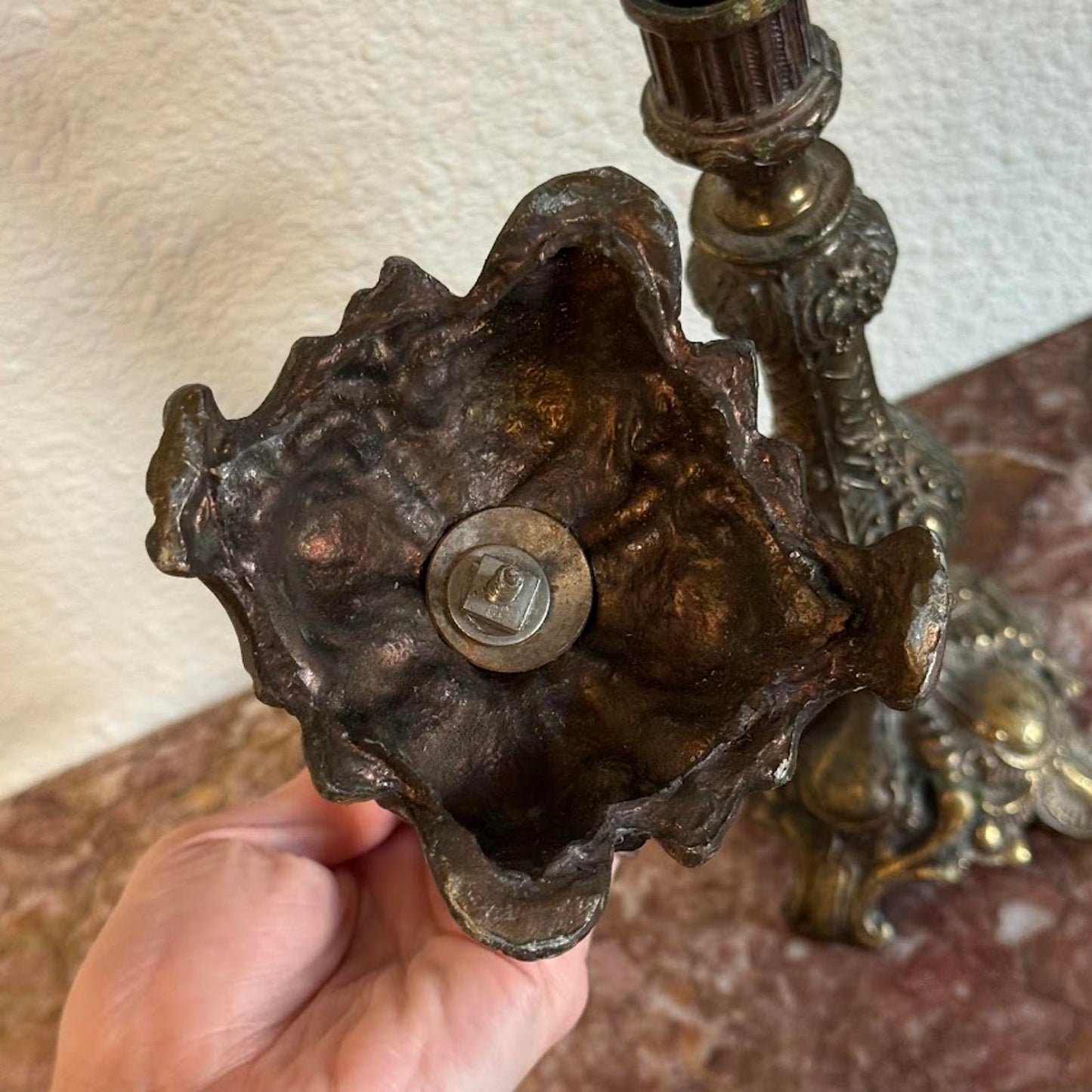 Vintage Pair of Candlestick Holders