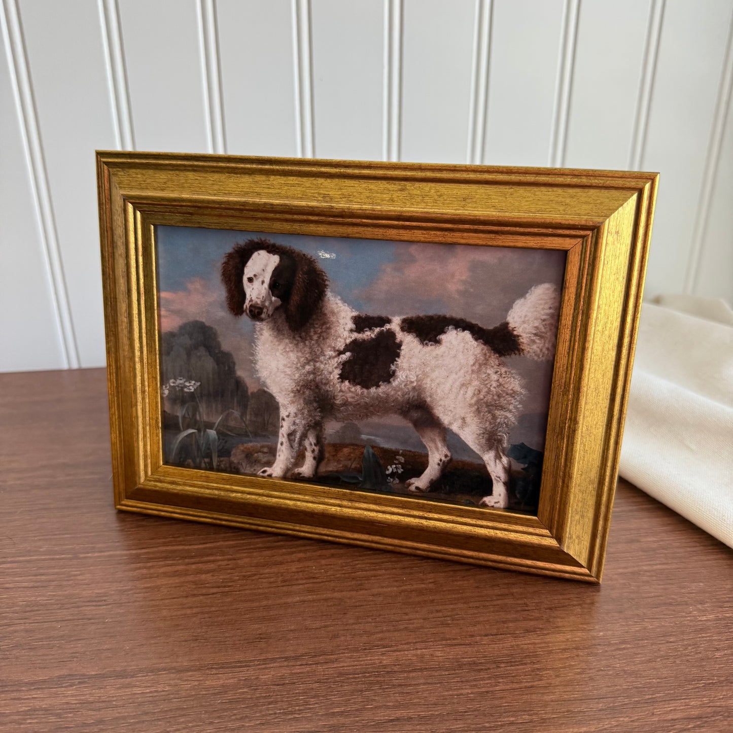 White and Brown Dog Art Print Gallery Wall