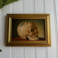 Vintage Style Skull Still Life Art Print gallery wall