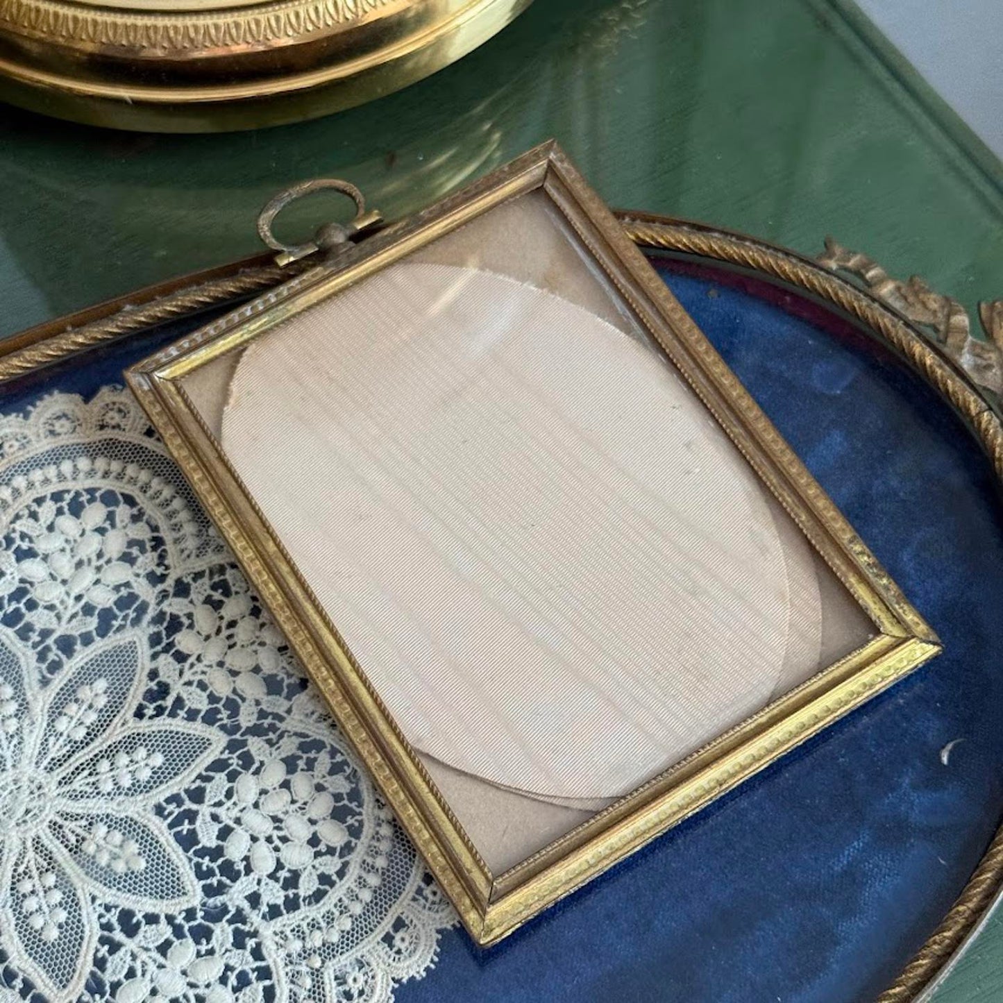 Vintage Antique Gold Metal Picture Frame