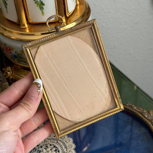 Vintage Antique Gold Metal Picture Frame