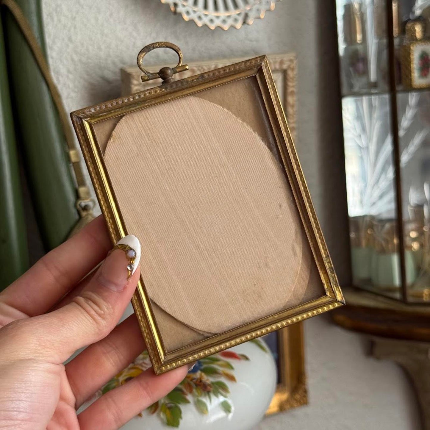 Vintage Antique Gold Metal Picture Frame