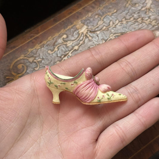 Vintage Slipper Shoe Pin Brooch