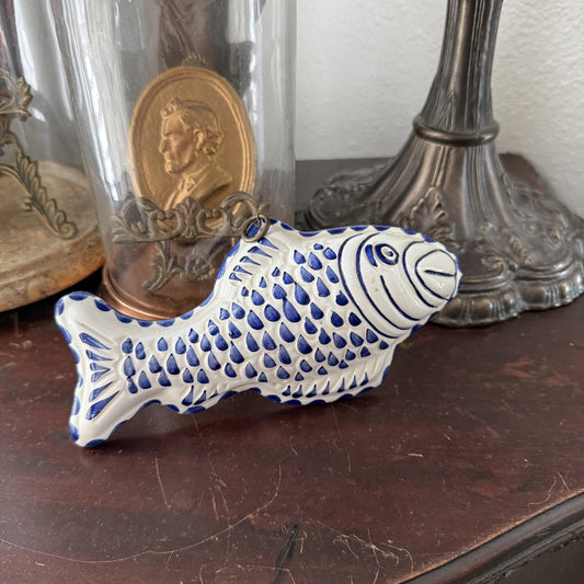 Vintage ceramic fish mold ABC Bassano Ceramiche Italy