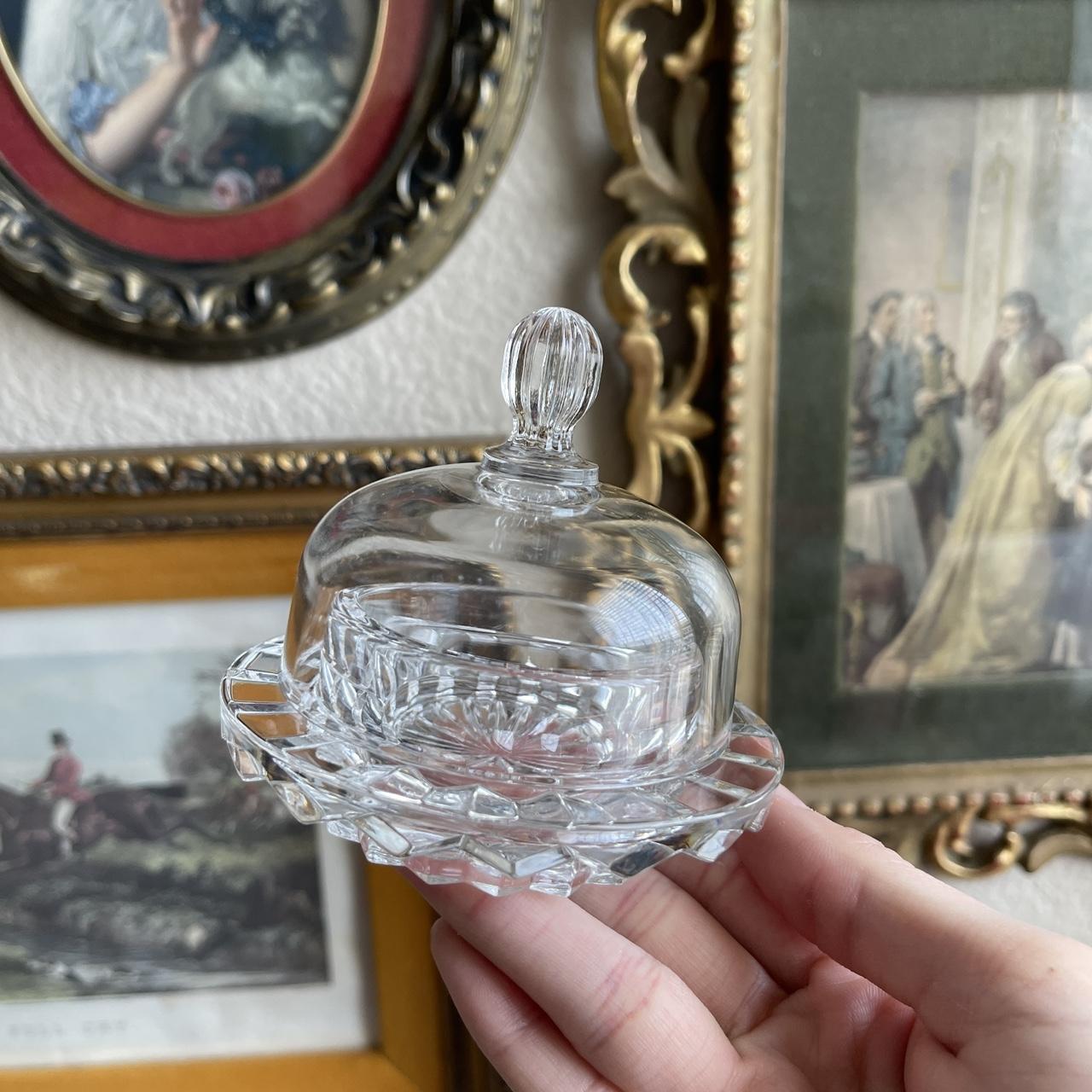 Vintage Individual Round Domed Butter Dish Cloche