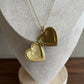 Vintage Style Heart shaped locket necklace