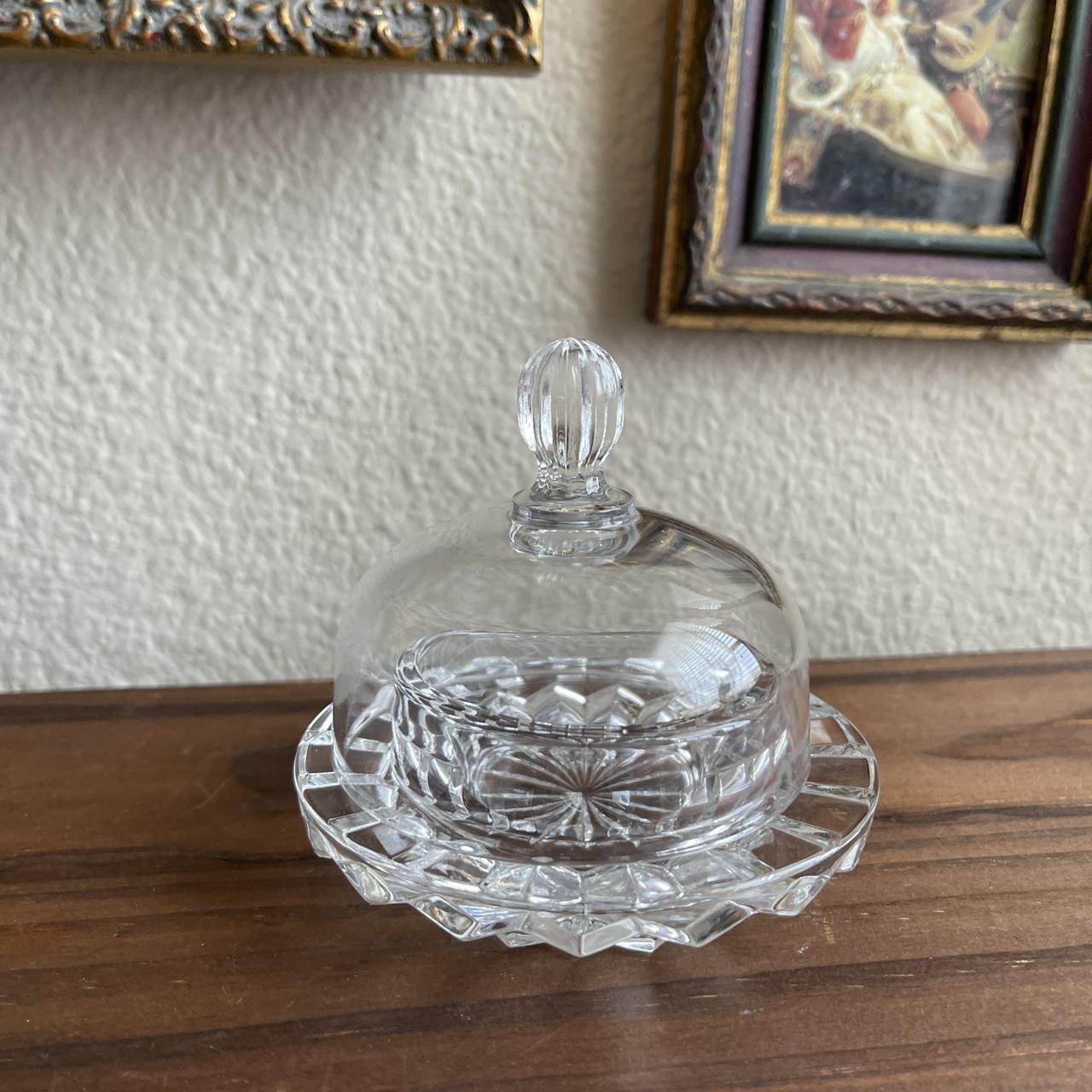 Vintage Individual Round Domed Butter Dish Cloche