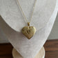 Vintage Style Heart shaped locket necklace