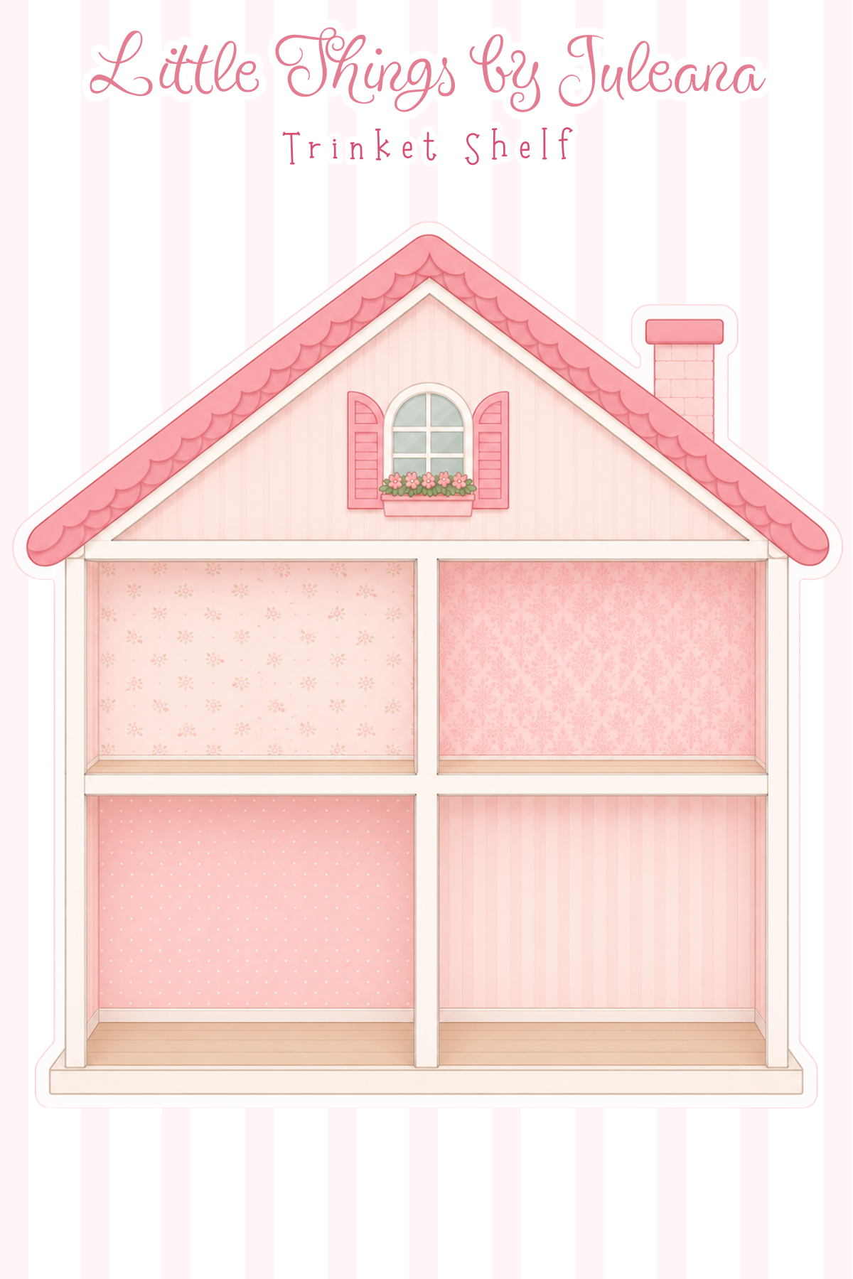 Trinket Shelf Pink Sticker Sheet