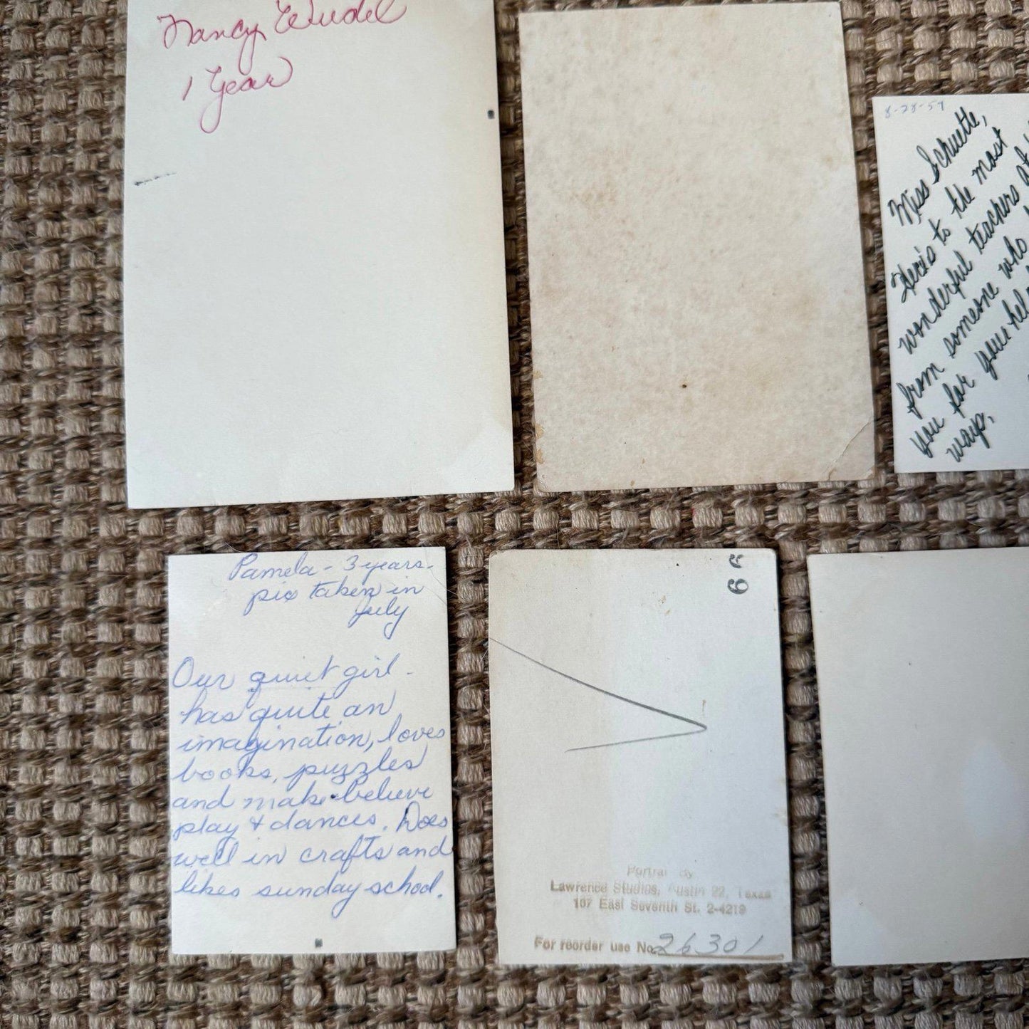 Vintage 1950s old photo Lot Bundle set of 8