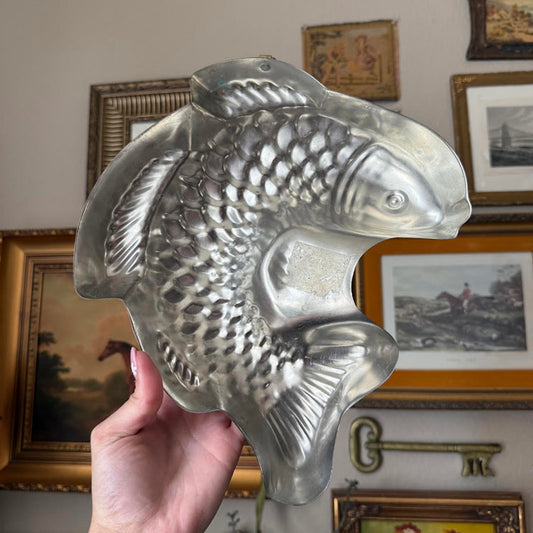 Vintage Copper Fish Mold