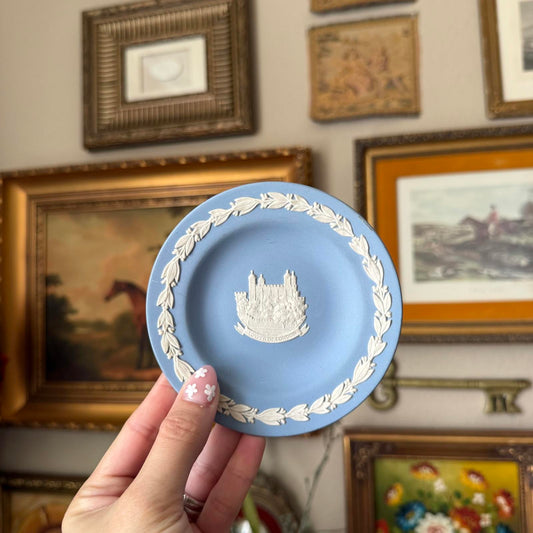 Blue Wedgewood Tower of London Plate