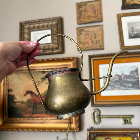 Vintage Brass Watering Can