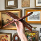 Vintage wood Hand carved book holder Made in India