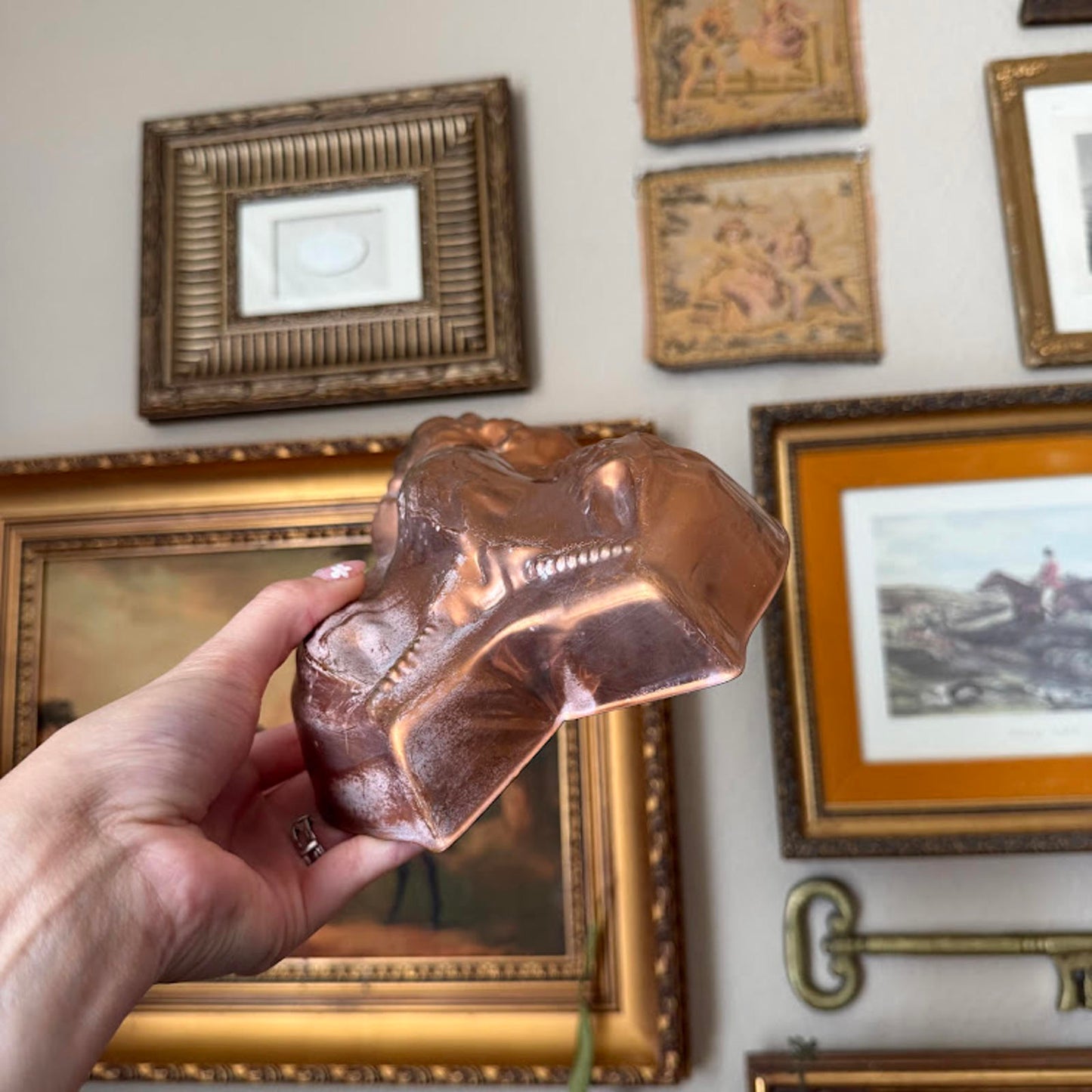 Vintage Copper Lobster Mold