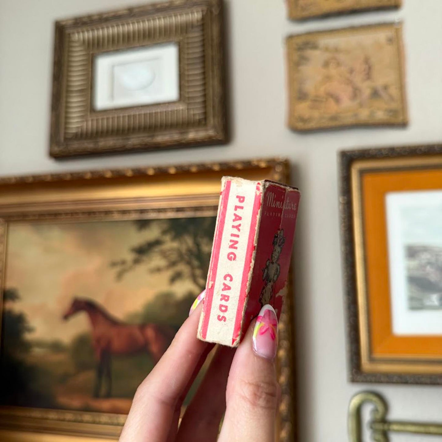 Vintage Miniature Playing Cards