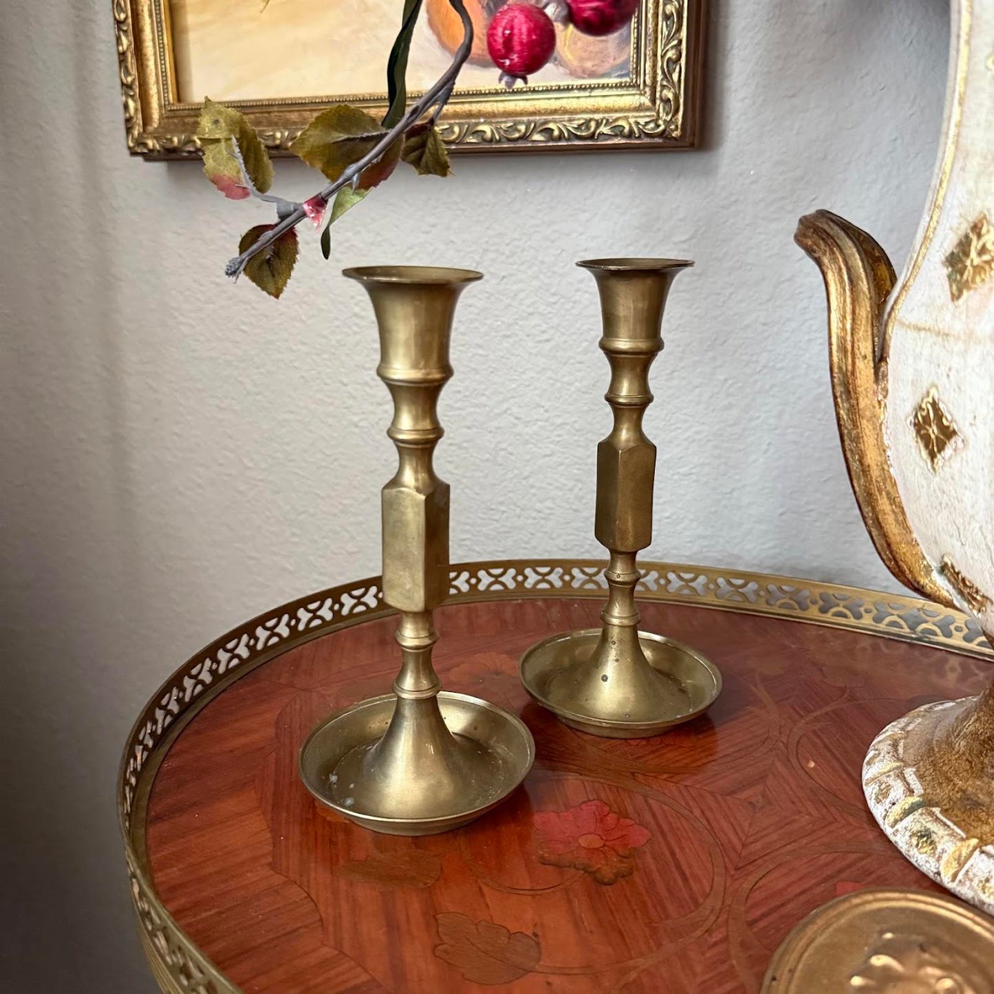 Vintage Brass Candlesticks