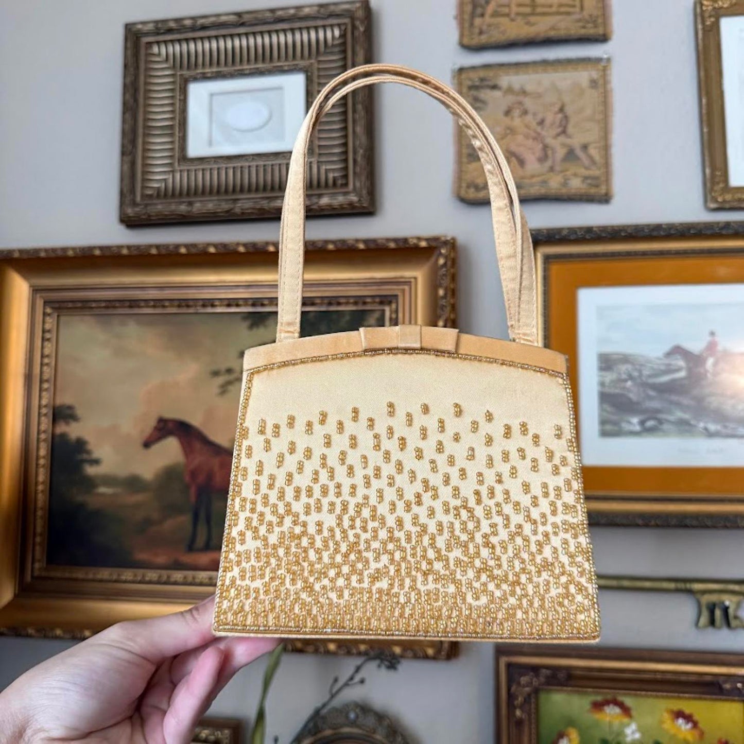 Vintage Valerie Stevens Sequin Bead Purse