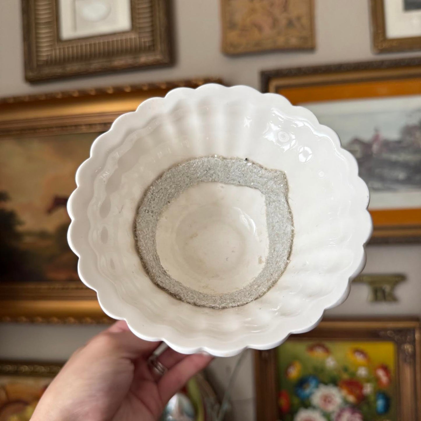 Vintage Cherub Vase