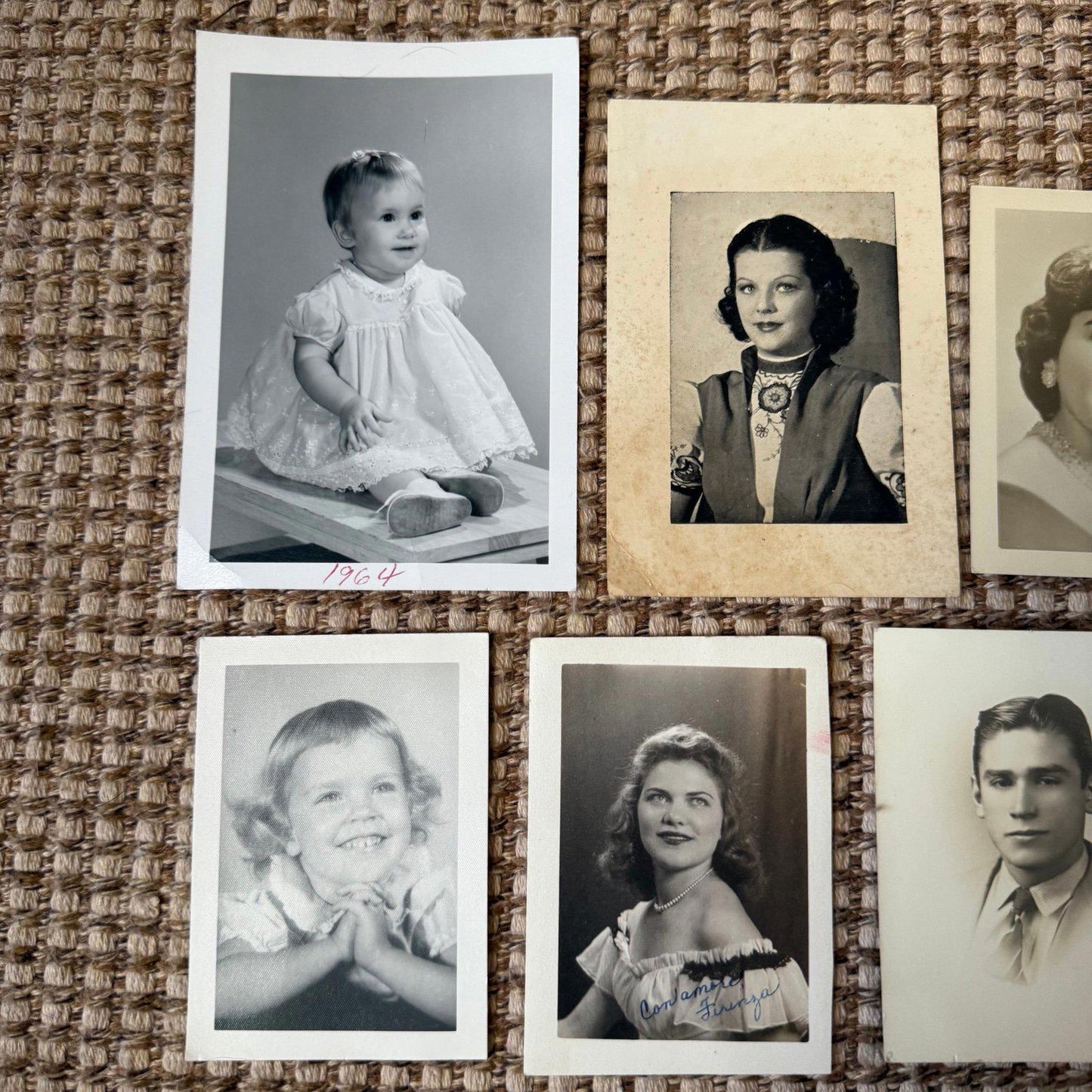 Vintage 1950s old photo Lot Bundle set of 8