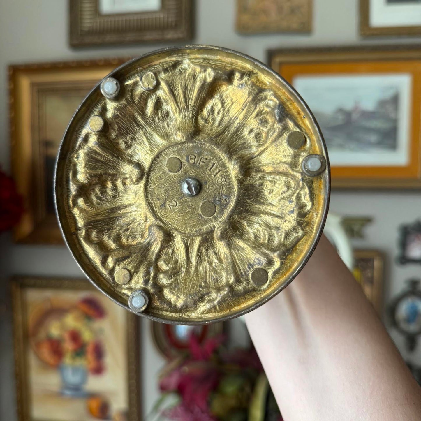 Vintage Double-Ring Towel Holder