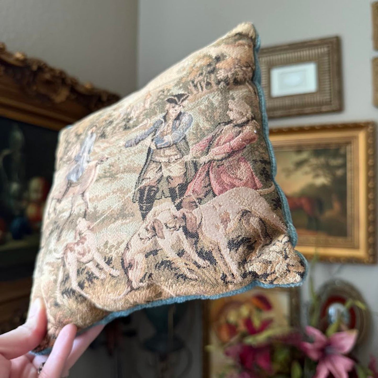 Vintage Decorative Tapestry Pillow