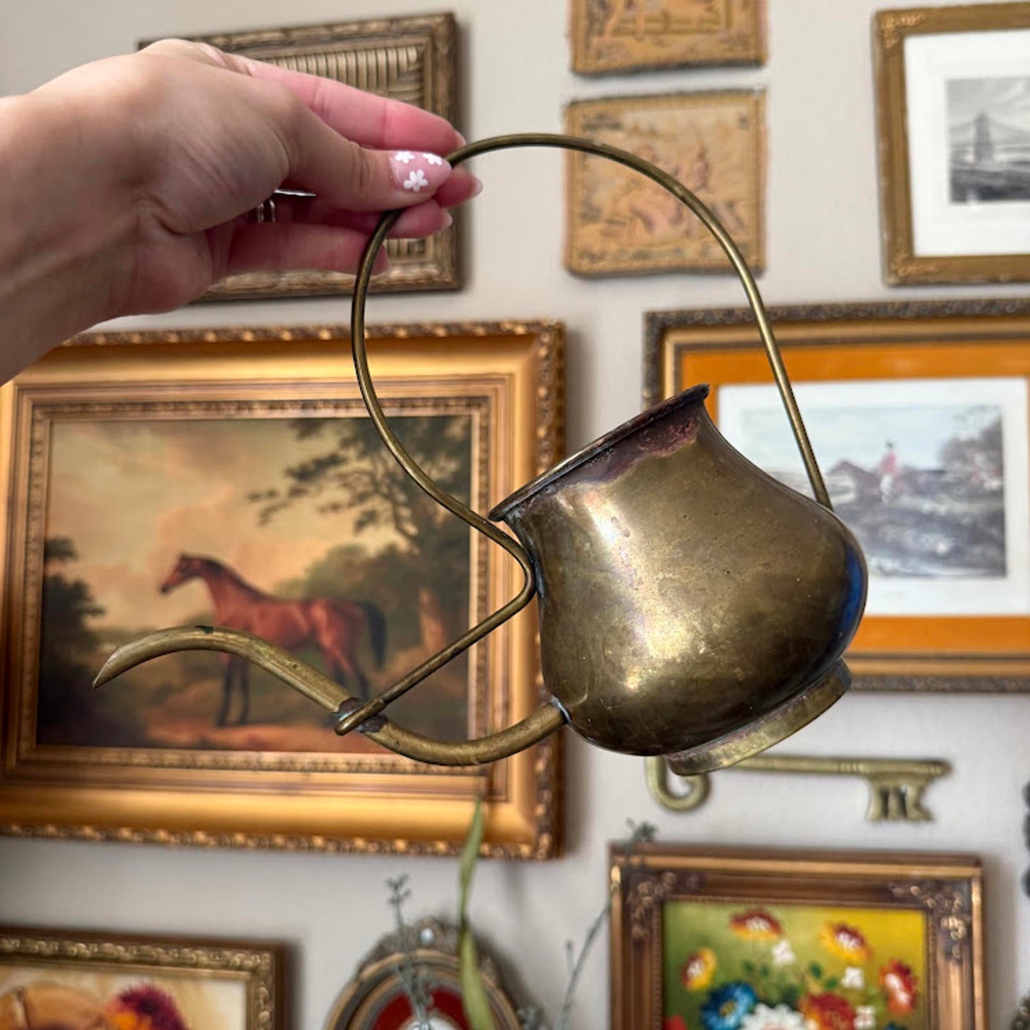Vintage Brass Watering Can