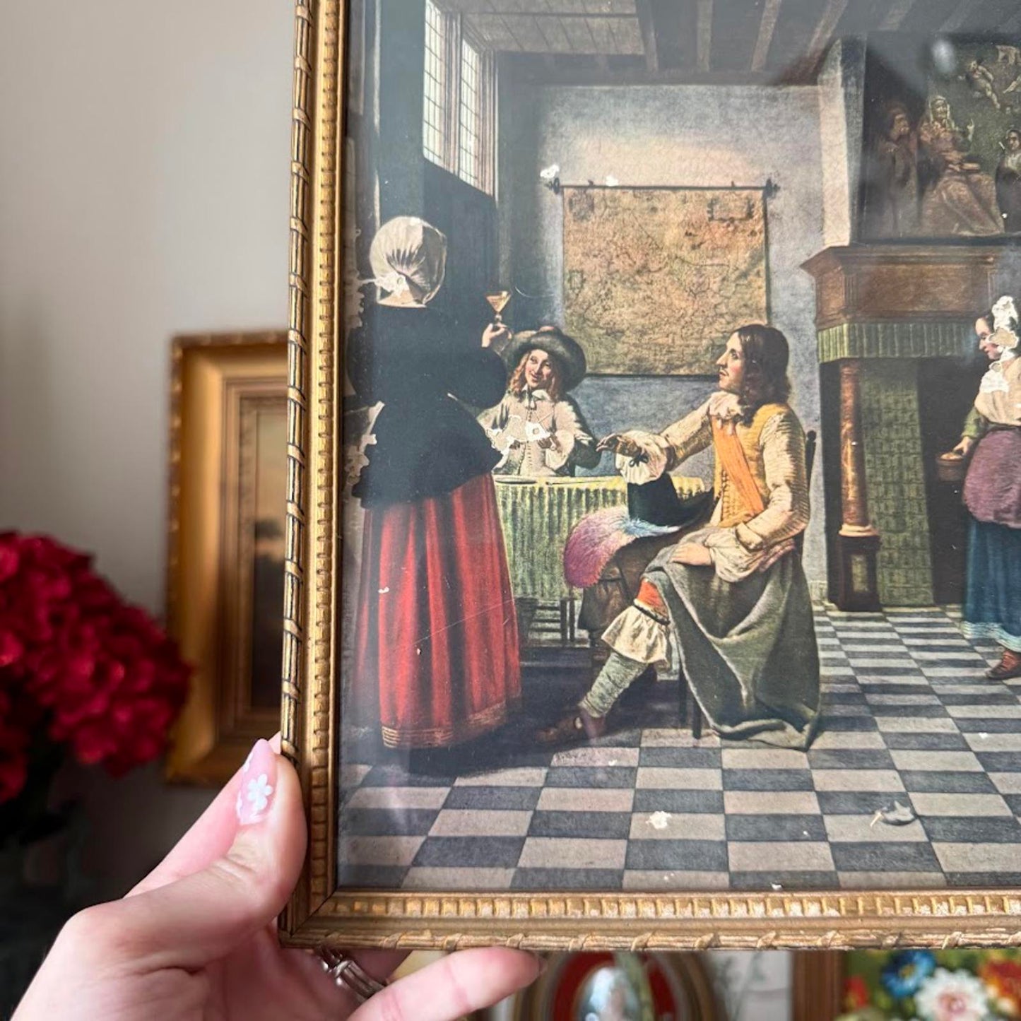 Vintage Wooden Frame Print