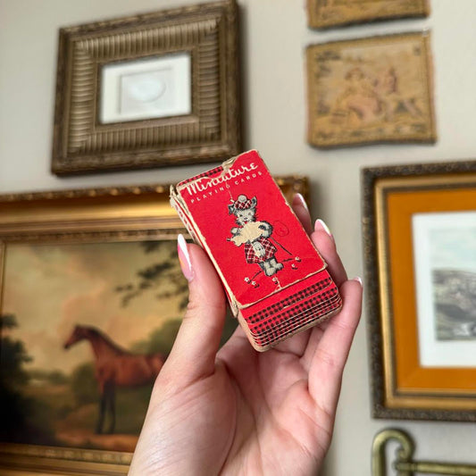 Vintage Miniature Playing Cards