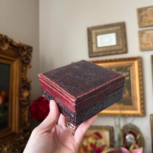 Vintage Wooden Italian Trinket Box