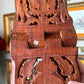 Vintage wood Hand carved book holder Made in India