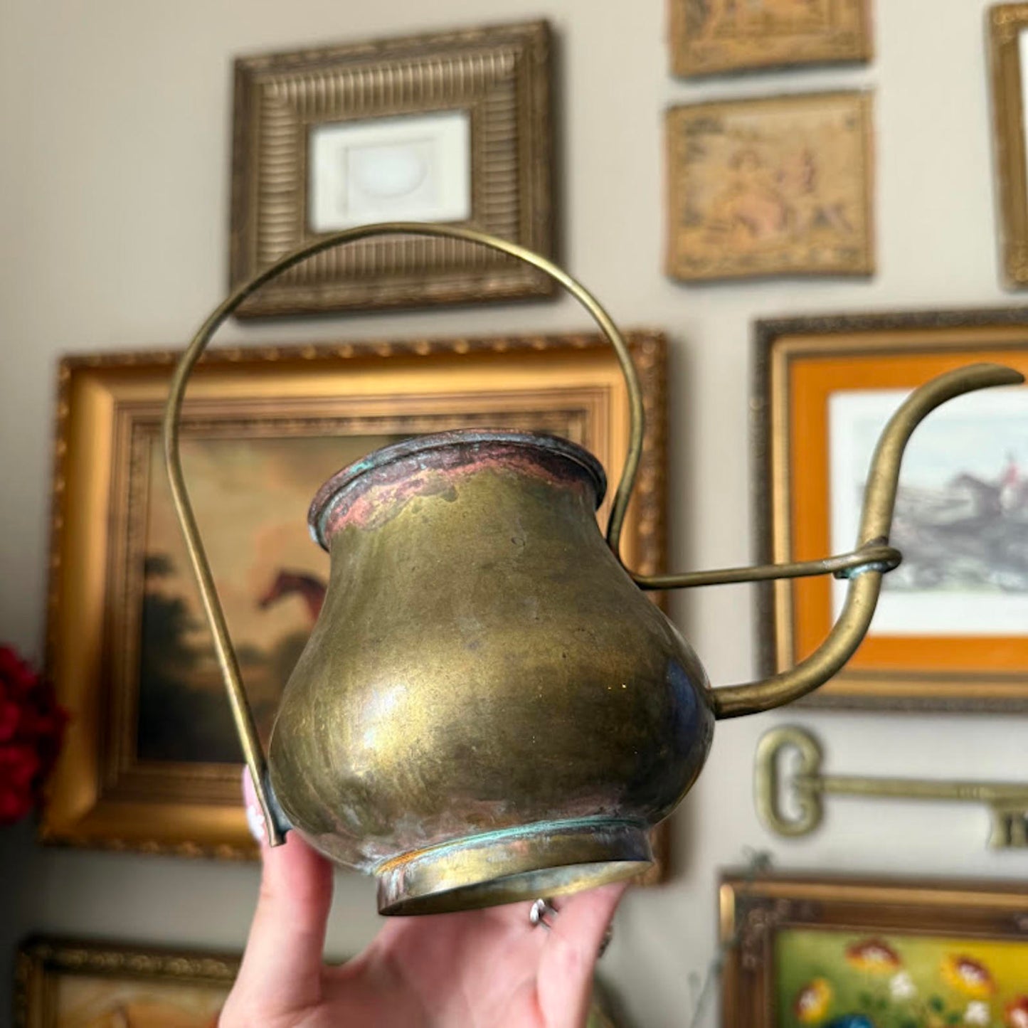 Vintage Brass Watering Can