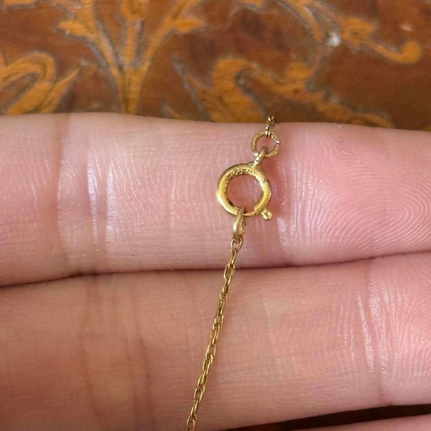 Vintage Avon Gold heart pendant with 1/20 14 GF chain necklace #heartshaped