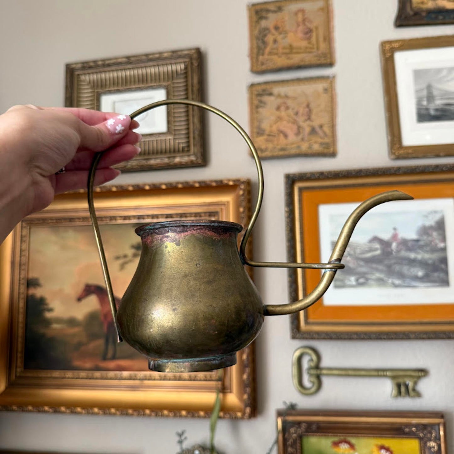 Vintage Brass Watering Can