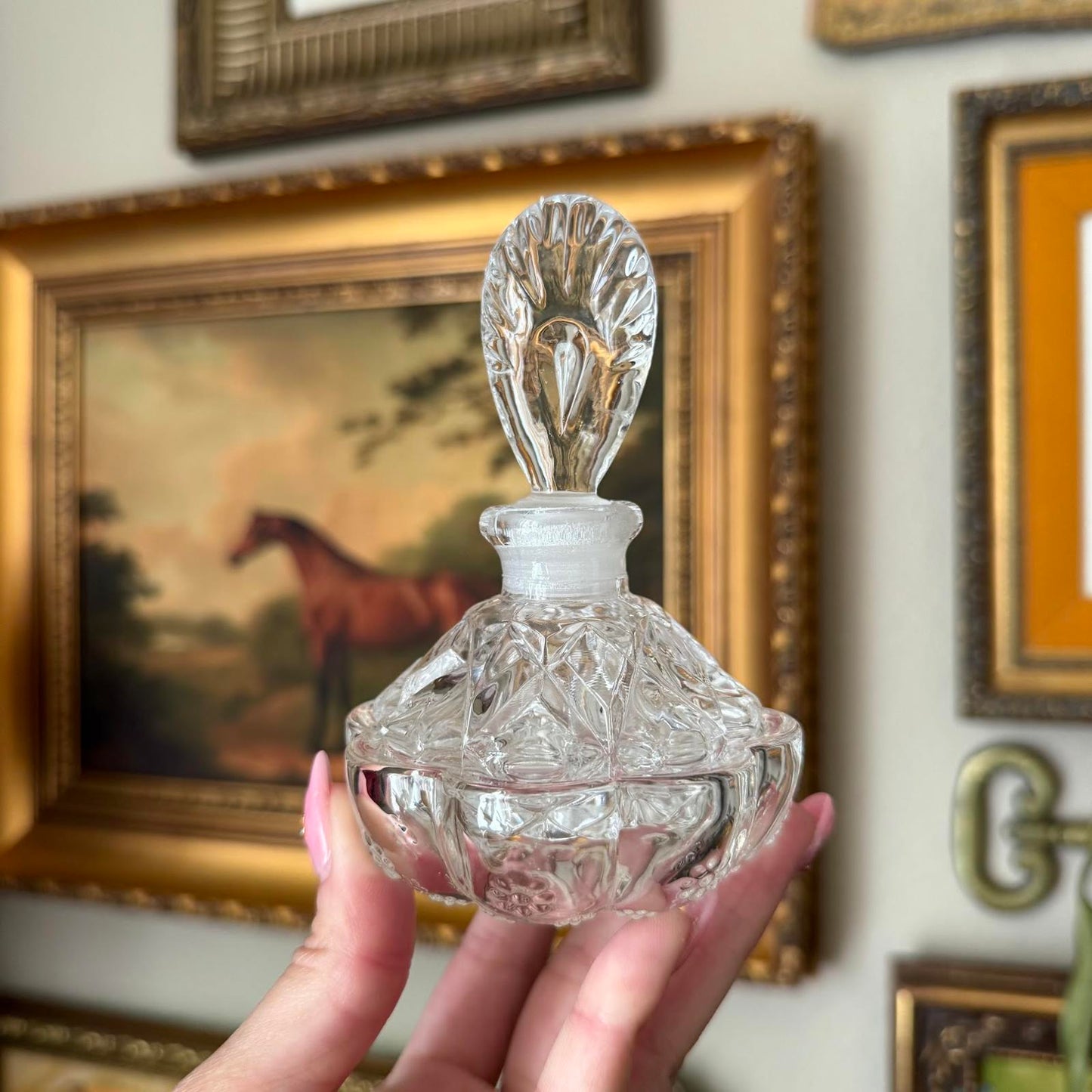 Vintage Glass Perfume Bottles