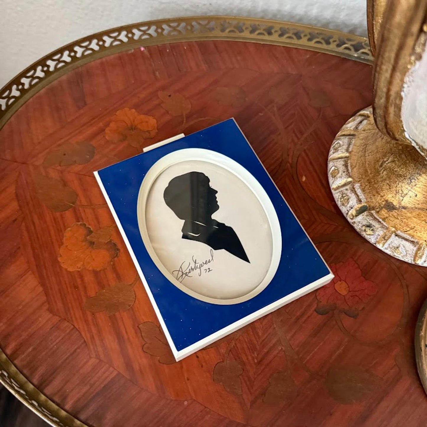Vintage Framed Silhouette of a Man