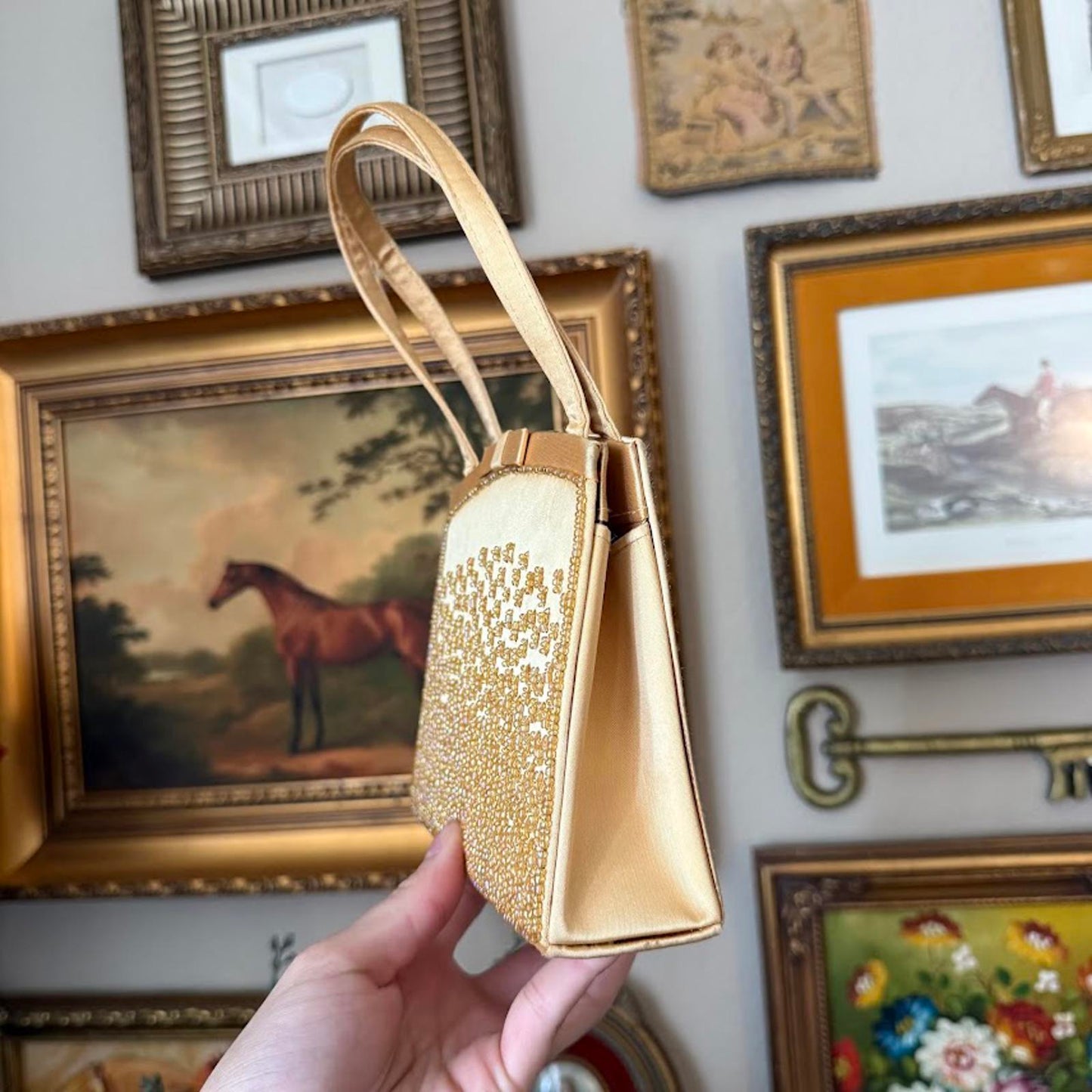 Vintage Valerie Stevens Sequin Bead Purse