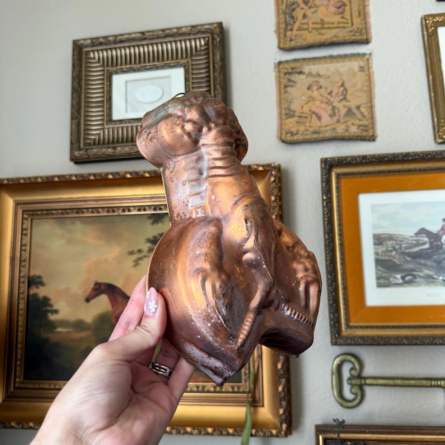 Vintage Copper Lobster Mold