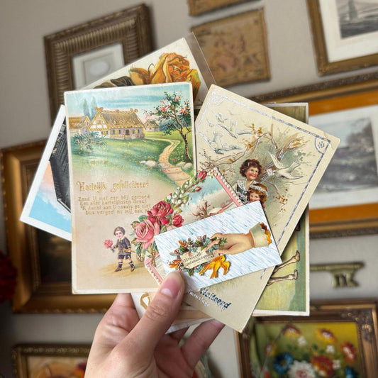 Vintage postcard Ephemera lot bundle