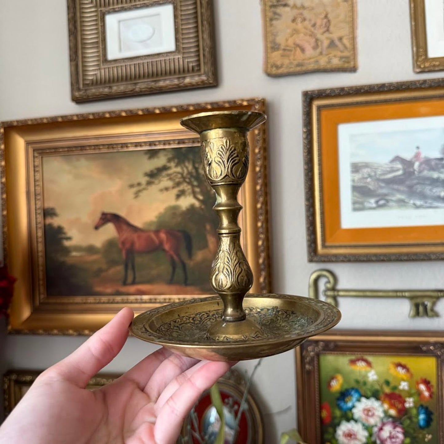 Vintage Brass Candlestick