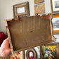 Vintage Gold Wooden Jewelry Box Romantic Couple