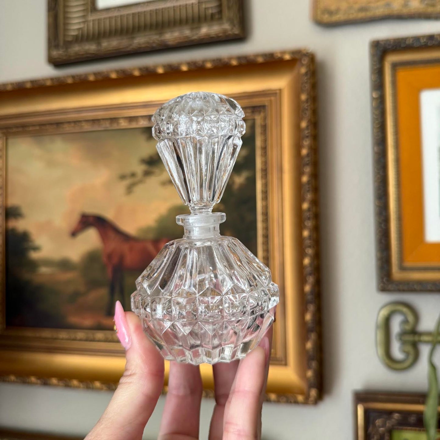 Vintage Glass Perfume Bottles