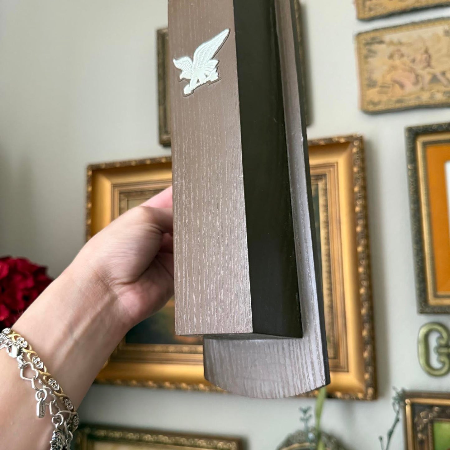 Vintage Eagle Plastic Match Holder