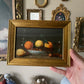 Vintage Style still life painting bowl of oranges and Lemons Art Print gallery wall