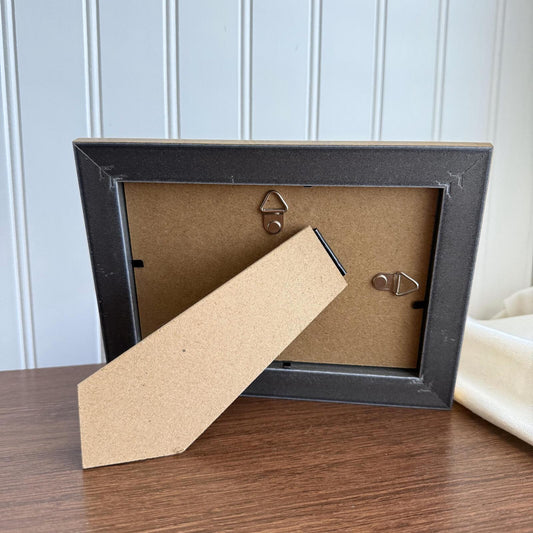 Vintage Inspired Brown Horse in Stable Art Print Framed