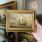 Vintage Style Pirate Ship painting art PRINT gallery wall