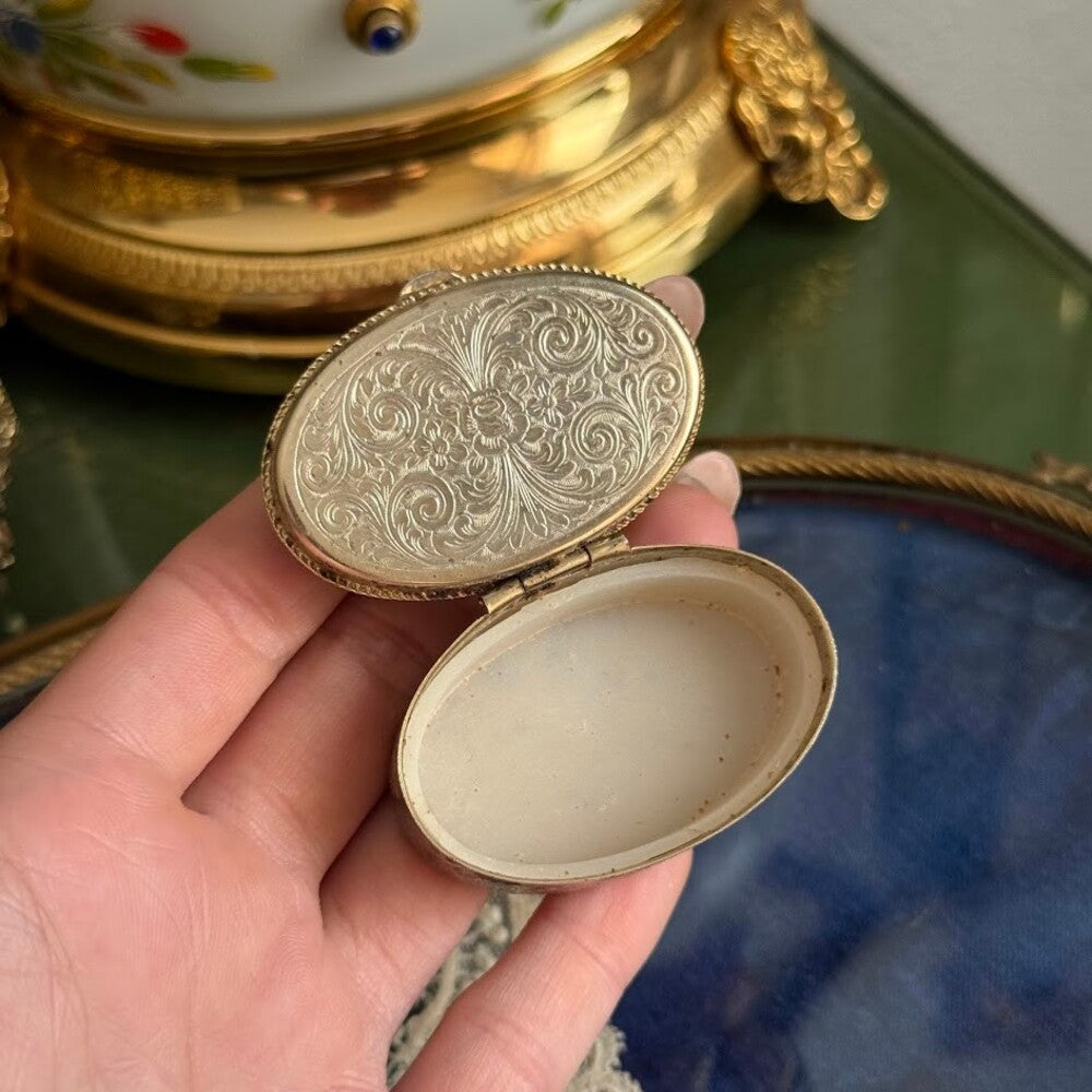 Limoges-Style Porcelain Trinket Box