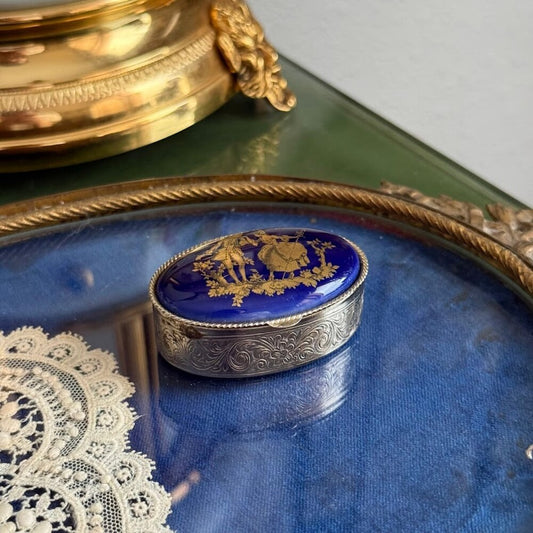 Limoges-Style Porcelain Trinket Box